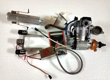 YS DZ-160cdi F3A 26.33cc 4 cycle glow engine for R/C planes with muffler Used