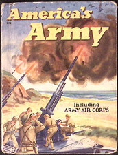 1942 America's Army Including Army Air Corps Walt Whitman Mini Book