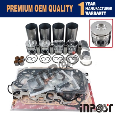 4JK1 4JK1T Engine Overhaul Rebuild Kit For ISUZU Engine Excavator Loader piston