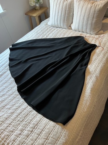 THE ROW Mara Stretch Crepe Maxi skirt in Black- Worth $1650- MUST VIEW!! - Picture 11 of 12