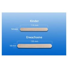 Holzmundspatel 100 Stück Glatt Poliert Sterilisierbar verschiedene Größen