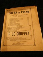 Partition Cours de Piano F le Couppey Music Sheet"