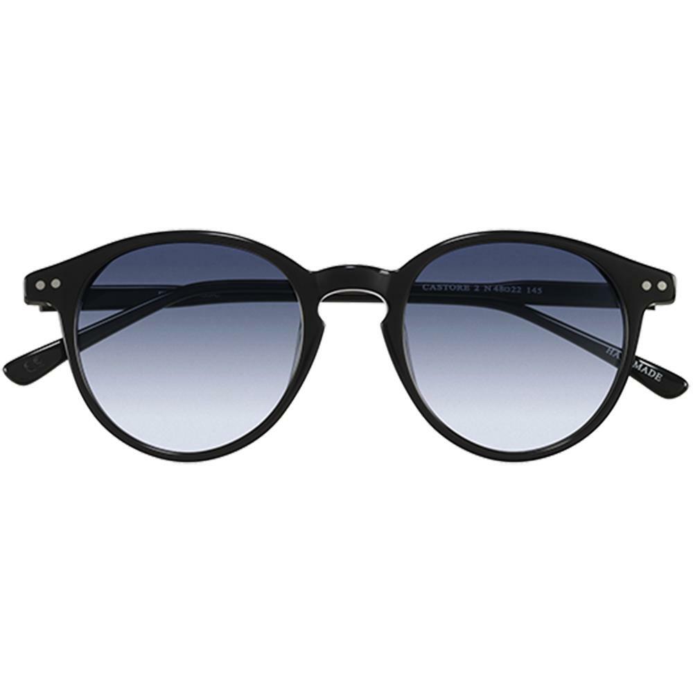 Castore 2 N Black Sunglasses – 48/22/145 – Handmade in Italy with Various Lenses-image