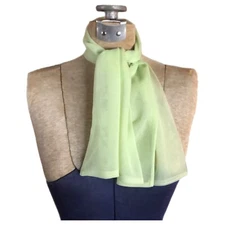 Unbranded Long Green Scarf 9in x 38in
