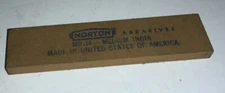 Vintage Norton Behr Manning India MB14 Medium 4"x 1"x 1/4" Sharpening Stone USA
