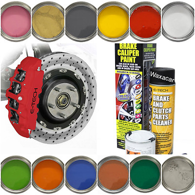 E-Tech Motorraum, Ventil & Radnabe Bremssattel Lack Komplettset - 16 Farben