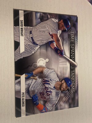 2023 Topps Update Time Spanning Tandems David Wright Pete Alonso Mets TS16