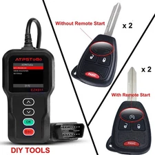 2 For 2006 2007 2008 2009 2010 2011 Dodge Dakota  Nitro Durango Remote Key Fob