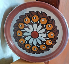 6 Retro Glasuntersetzer Flower  Power  70-iger  bunt Blumen - D ca. 9 cm neu OVP