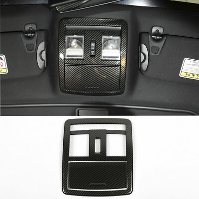 Reading Light Decor Cover Bezel Trim for Dodge Challenger 2010+ Carbon Fiber 