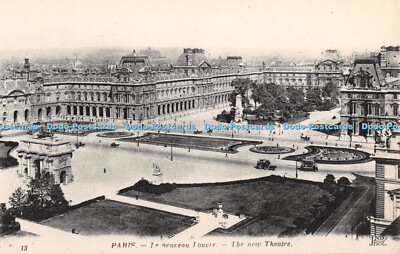 R434129 13 Paris Le nouveau Louvre Das neue Theater ND Phot Anciens Etab Neurdein