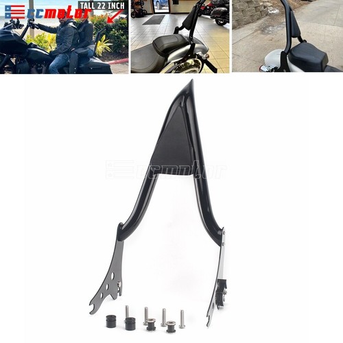 Motorcycle Sissy Bar Backrest For Harley Davidson Softail Sport Glide 2018-2021 - Picture 2 of 12