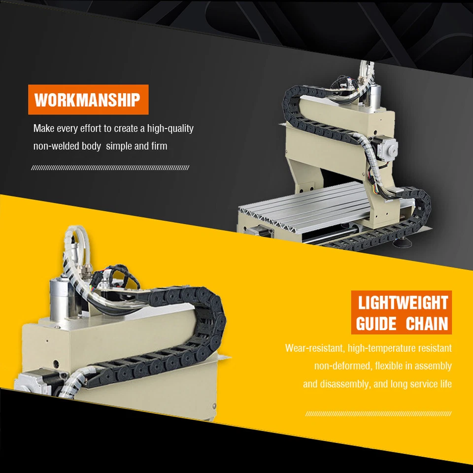 1.5KW 6040 4 Axis CNC Router Metal Engraving Machine Drilling Milling Machine - Image 4 of 4