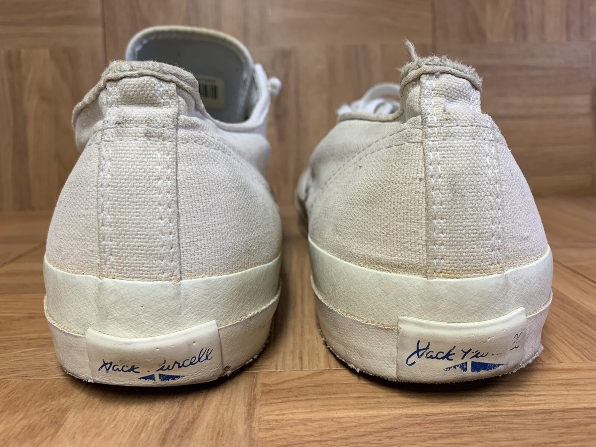 Vintage🇺🇸 Jack Purcell Converse Made In USA White Laced OX JP LO