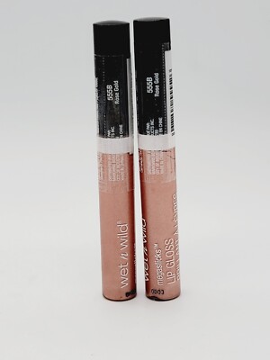 Wet n Wild MegaSlicks Lip Gloss, Rose Gold 555B, 0.19 oz. QTY:2 | eBay