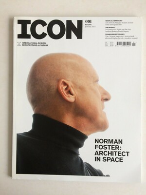 Icon Magazine  - Architecture Design Culture Norman Foster Space Flight Jan 2011