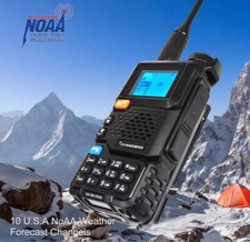 USA Seller QuanSheng HAM UV-5R Plus VHF/UHF Dual-Band 5W With Aviation RX