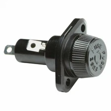 Panel-Mount Fuse Holder, Fits Fuse Type Class CC, Fuse UL Class CC, 0 to 30 A, N