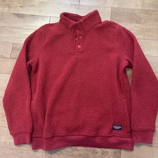Abercrombie Kids Boys Red Pull On Sweatshirt Size 13/14