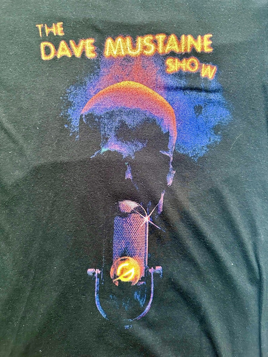 The Dave Mustaine Show Gimme Radio Black Soft Shirt Size MEDIUM
