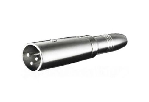  Audio-Adapter Metall XLR-Stecker &gt; Klinke Buchse Kupplung 6,3mm Klinkenbuchse