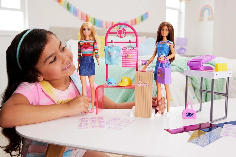 Barbie - Make & Sell Boutique, playset con Bambola e Accessori alla Moda Inclusi - Immagine 3 di 4