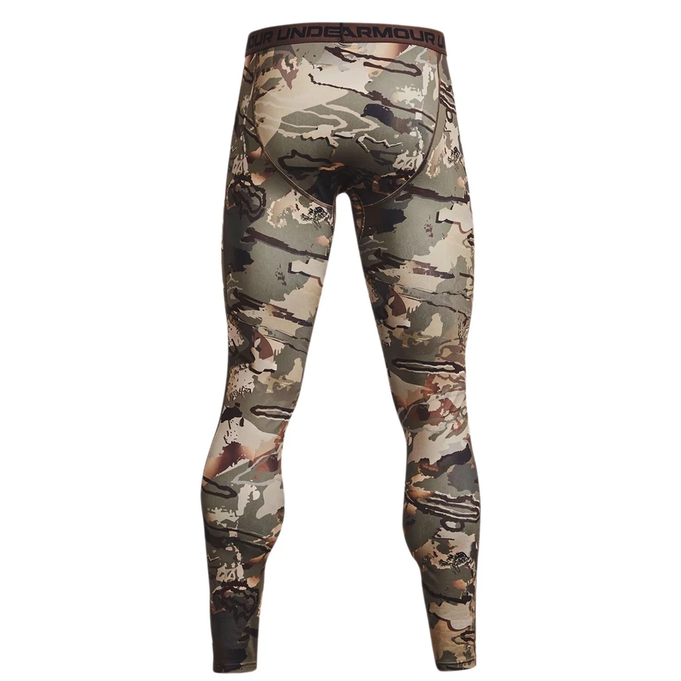 Under Armour ColdGear ИК базовый слой брюки (S) - лес все сезоны/ЧЕРНЫЙ - Изображение 3 из 4