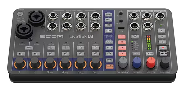 ZOOM Live Trak L6 Digital Mixer Recorder 10-Channel w/Tracking New - Image 4 of 4