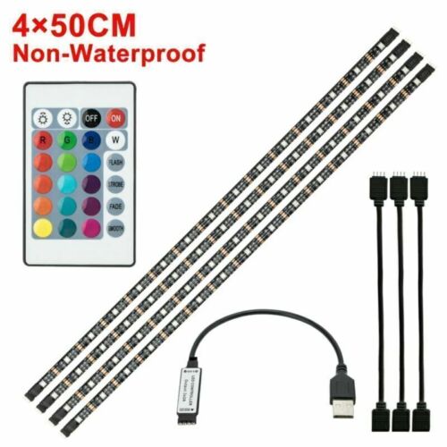1-5M 5050 SMD LED Stripe RGB Leiste Streifen Band Licht Leuchte Lichterkette USB - Bild 1 von 17