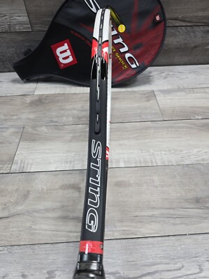 Raquette Wilson Sting Graphite – Avec Housse – Poignée 4 3/8 – Occasion