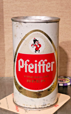 1965 PFEIFFER FAN TAB BEER CAN ASSOCIATED DIVISION JACOB SCHMIDT ST PAUL MINN