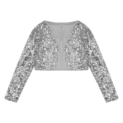 Womens Jacket Metallic Cardigan Festival Blazer Disco Outerwear Cocktail Coats - Picture 40 of 62