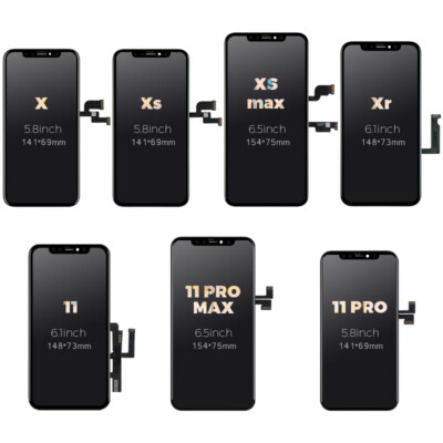 IPhone 12 Pro Max OLED Display AAA OLED Für IPhone X XR XS MAX Display 11 11 Pro 12Pro 12 3D Touch Digitizer Ersatz