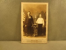 Victorian Antique Cabinet Card Photo of First Communion...... Confirmation