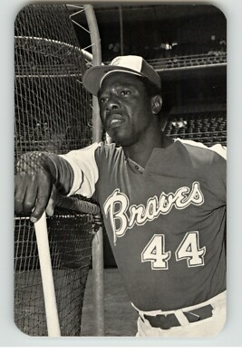 1982 Baseball Card News HANK AARON 3.5 x 5.5 Ad Rate Back Promo