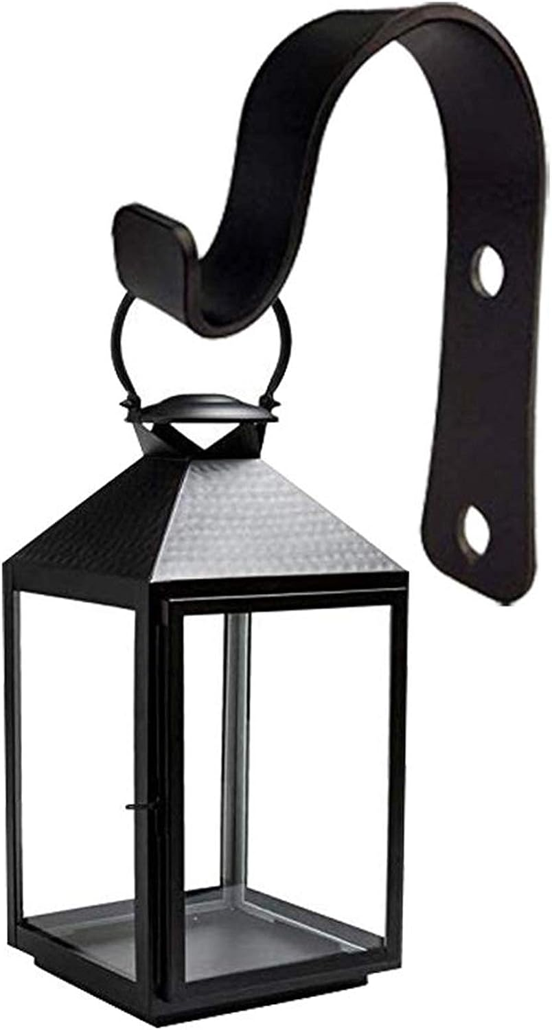 2PCS Small Hanging Basket Brackets Outdoor Wrought Iron Wall Hanging Hooks Wall eBay