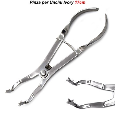 Ivory Hook Clamp Separator Dental Clamps Rubber Dam Endodontics CE