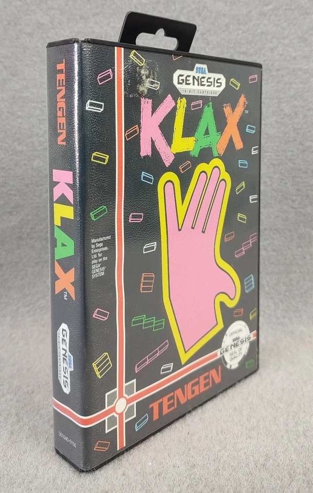 Klax Tengen Arcade Hits Sega Genesis New Vintage Deadstock Not Sealed 1990 - Image 2 of 4