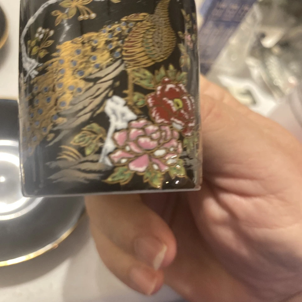 Vintage Japan Sake / Wine / Small Tea Cup Lot Of 6 Nice Set Ki - Image 4 of 4