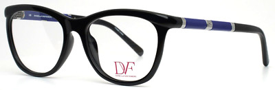 DIANE VON FURSTENBERG DVF5078 001 Black Womens Cat Eye Eyeglasses 52-16-135 B:40