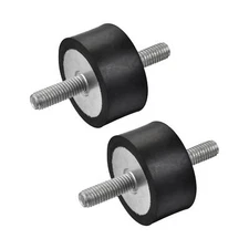 2pcs M8 Rubber Mounts Male Shock Absorber for Motor Generator Compressor