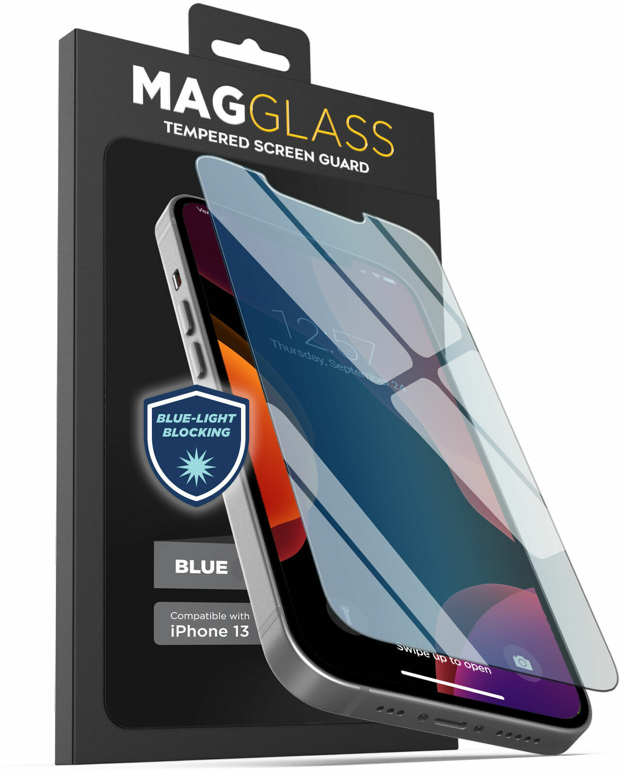 IPhone 13 Anti Luz Azul Protector de Pantalla de Vidrio Templado Protector de pantalla