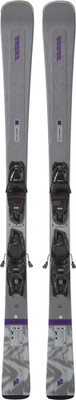 K2 Disruption 76 Womens QuickClick Ski Binding Combo Grey Purple 156