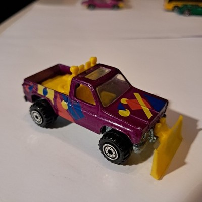Hot Wheels 1979 Super Scraper Power Plower Schneepflug lila Pickup Truck
