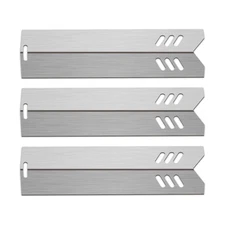 14 3/16” Grill Heat Plates Shield Heat Tent Burner Cover BBQ Gas Grill Replac...