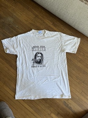 Vtg 90s Peter Tosh T-shirt XL White Wanted Dread or Alive Reggae Tee