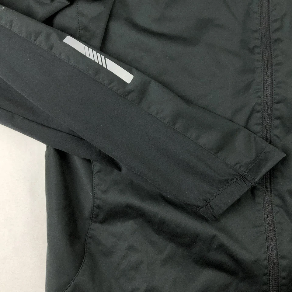 Pearl Izumi Pro Pursuit Mens XL Black Cycling Full Zip Windbreaker Rain Jacket - Image 3 of 4