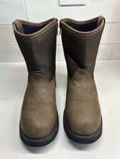 Rocky Kid  s 8  Pull On Dark Brown Boots, Size 2