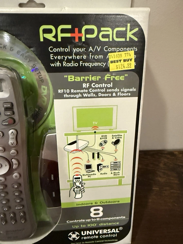 Universal Remote Control - MasterControl 8-Function Learning Remote BRAND NEW - Image 2 of 4