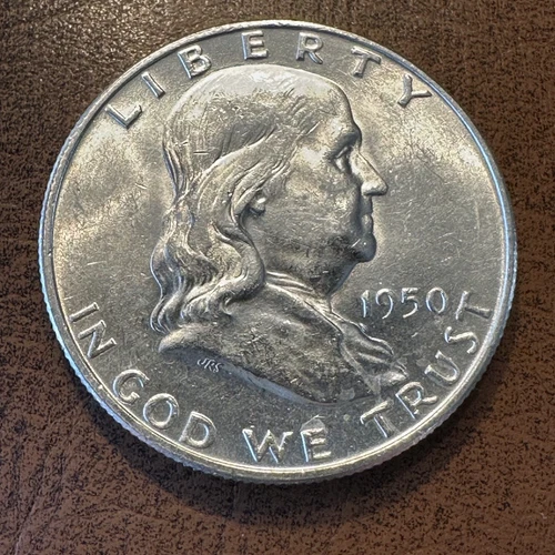 Very Choice BU 1950-D FBL Franklin Half Dollar